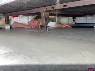 Stepmom gets Fucked While Stuck Under the Bed: Free xxx movie video 1d