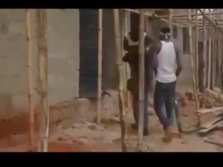 África nigerian kampung guys gangbang a virgin / first part