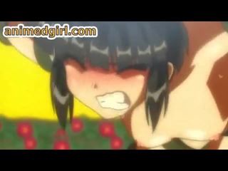 Bị ràng buộc lên hentai lõi cứng quái qua đồng tính phim hoạt hình chương trình