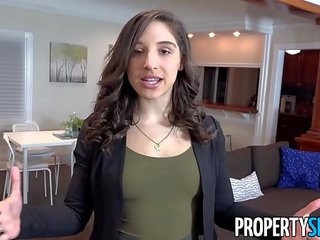 Propertysex - koledžas studentas dulkina first-rate šikna tikras estate agentas