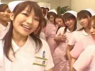 Asiática enfermeiras aproveite xxx filme em topo